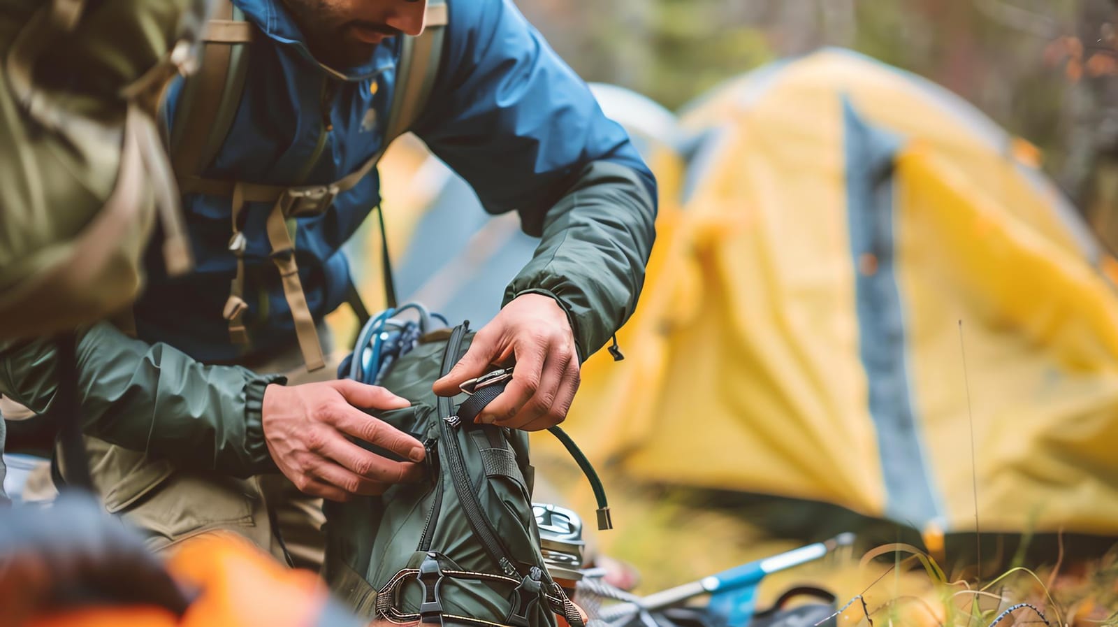 Limpeza e Higienização a Seco em equipamento de camping